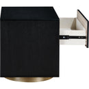  Color_Black -- Meridian Wade 2 Drawer Nightstand IMAGE 5