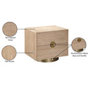 Meridian Wade Natural Night Stand / Side Table IMAGE 10