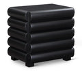  Color_Black -- Meridian Maverick Drawer Nightstand IMAGE 1