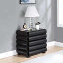  Color_Black -- Meridian Maverick Drawer Nightstand IMAGE 2