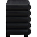  Color_Black -- Meridian Maverick Drawer Nightstand IMAGE 4