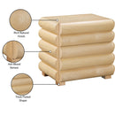  Color_Natural -- Maverick Natural Ash Veneer Nightstand / Side Table IMAGE 10
