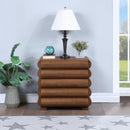  Color_Walnut -- Maverick Walnut Ash Veneer Nightstand / Side Table IMAGE 2