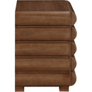 Color_Walnut -- Maverick Walnut Ash Veneer Nightstand / Side Table IMAGE 4