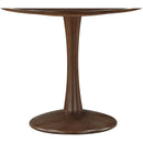  Color_Brown -- Holly 36" Brown Solid Wood And Oak Veneer Dining Table IMAGE 5
