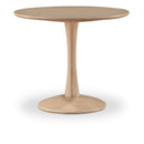  Color_Natural -- Holly 36" Natural Solid Wood And Oak Veneer Dining Table IMAGE 1