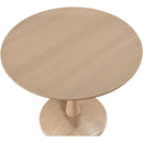  Color_Natural -- Holly 36" Natural Solid Wood And Oak Veneer Dining Table IMAGE 4