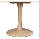  Color_Natural -- Holly 36" Natural Solid Wood And Oak Veneer Dining Table IMAGE 5