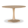  Color_Natural -- Holly 48" Natural Solid Wood And Oak Veneer Dining Table IMAGE 1