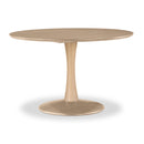  Color_Natural -- Holly 48" Natural Solid Wood And Oak Veneer Dining Table IMAGE 1