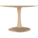  Color_Natural -- Holly 48" Natural Solid Wood And Oak Veneer Dining Table IMAGE 3