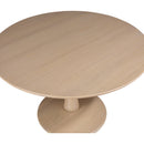  Color_Natural -- Holly 48" Natural Solid Wood And Oak Veneer Dining Table IMAGE 4