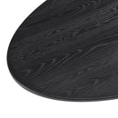  Color_Black -- Meridian Oval Moriah Dining Table with Pedestal Base IMAGE 5