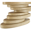  Color_Natural/ Oak -- Moriah 90" Oak Ash Veneer Dining Table IMAGE 4