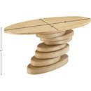  Color_Natural/ Oak -- Moriah 90" Oak Ash Veneer Dining Table IMAGE 7