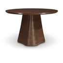  Color_Brown -- Bernada 48" Brown Solid Wood And Oak Veneer Dining Table IMAGE 1