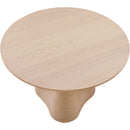  Color_Natural -- Bernada 48" Natural Solid Wood And Oak Veneer Dining Table IMAGE 5