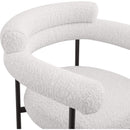  Color_Black/ Cream -- Blake Cream Boucle Fabric Upholstered Counter Stool IMAGE 7