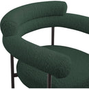  Color_Black/ Green -- Blake Green Boucle Fabric Upholstered Counter Stool IMAGE 7