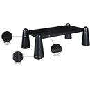  Meridian Wyndham Black Solid Wood And Oak Veneer Coffee Table IMAGE 6