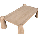  Meridian Wyndham Natural Solid Wood And Oak Veneer Coffee Table IMAGE 4