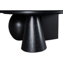  Meridian Revive Black Solid Wood And Oak Veneer Coffee Table IMAGE 5