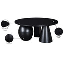  Meridian Revive Black Solid Wood And Oak Veneer Coffee Table IMAGE 6