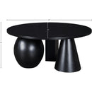  Meridian Revive Black Solid Wood And Oak Veneer Coffee Table IMAGE 7