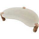  Meridian Thor Natural Resin Top And Burl Veneer Base Coffee Table IMAGE 3