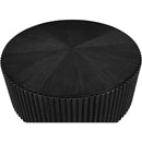  Meridian Ronin Black Solid Wood And Oak Veneer Coffee Table IMAGE 3