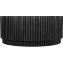  Meridian Ronin Black Solid Wood And Oak Veneer Coffee Table IMAGE 4