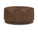  Meridian Ronin Brown Solid Wood And Oak Veneer Coffee Table IMAGE 1