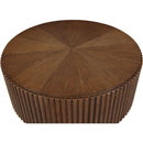  Meridian Ronin Brown Solid Wood And Oak Veneer Coffee Table IMAGE 3