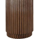  Meridian Ronin Brown Solid Wood And Oak Veneer End Table IMAGE 4