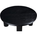  Meridian Hayden Black Solid Wood And Oak Veneer Coffee Table IMAGE 4