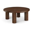  Meridian Hayden Brown Solid Wood And Oak Veneer Coffee Table IMAGE 1