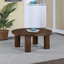  Meridian Hayden Brown Solid Wood And Oak Veneer Coffee Table IMAGE 2