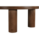  Meridian Hayden Brown Solid Wood And Oak Veneer Coffee Table IMAGE 5