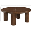  Meridian Hayden Brown Solid Wood And Oak Veneer Coffee Table IMAGE 7