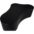  Meridian Zaire Black Solid Wood And Burl Veneer Coffee Table IMAGE 4