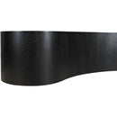  Meridian Zaire Black Solid Wood And Burl Veneer Coffee Table IMAGE 5