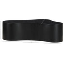  Meridian Zaire Black Solid Wood And Burl Veneer Coffee Table IMAGE 7