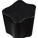  Meridian Zaire Black Solid Wood And Burl Veneer End / Side Table IMAGE 6