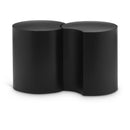  Meridian Dimple Black Iron 2 pc Modular Nesting End / Side Table IMAGE 1
