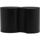  Meridian Dimple Black Iron 2 pc Modular Nesting End / Side Table IMAGE 3