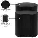  Meridian Dimple Black Iron 2 pc Modular Nesting End / Side Table IMAGE 5