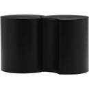  Meridian Dimple Black Iron 2 pc Modular Nesting End / Side Table IMAGE 3