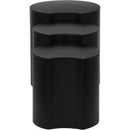  Meridian Dimple Black Iron 3 pc Modular Nesting End / Side Table IMAGE 3