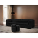  Meridian Dimple Black Iron 3 pc Modular Nesting End / Side Table IMAGE 2