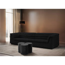  Meridian Dimple Black Iron 3 pc Modular Nesting Coffee Table IMAGE 2